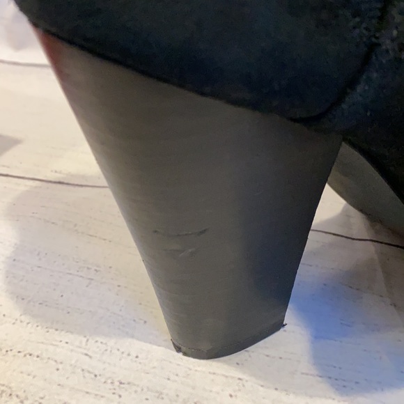 Guess black multi suede open toe bootie - Picture 6 of 6